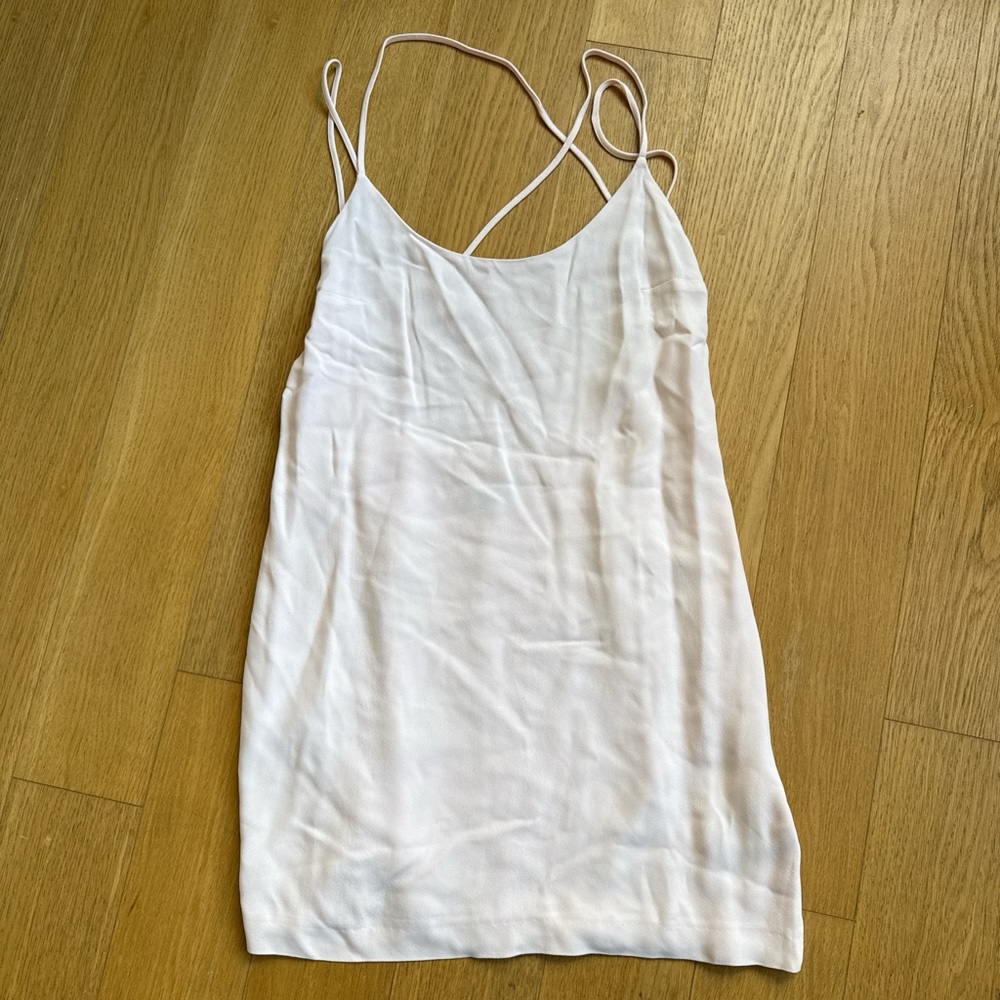 French Connection pink Spaghetti Strap Mini Dress